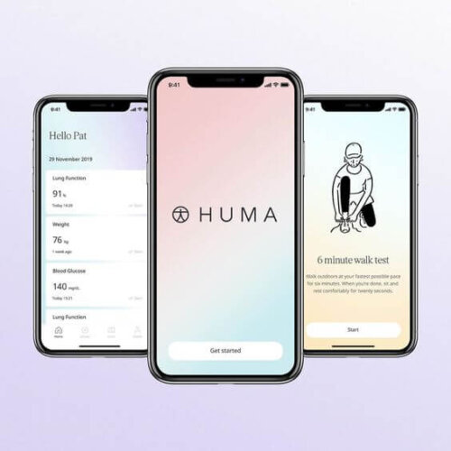 Rebranding of health-tech company Huma