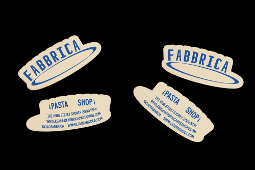 Dada-inspired identity for Fabbrica