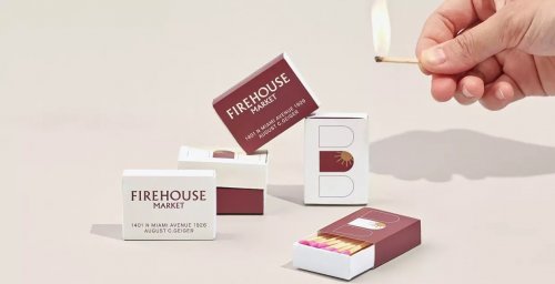 Branding and design for Firehouse, a Miami-based, contemporary fast casual food hall in a landmark Fire Station from 1926