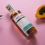 The bottle design for hand-crafted rum Atlantico