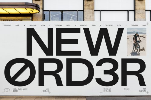 The identity for cycling store NEW ØRD3R