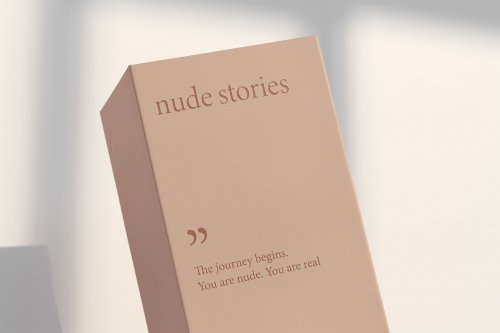 Identity for cosmetics company Nude Stories