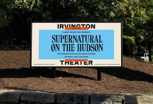 Identity for Irvington Theater by Pràctica and Andrea Trabucco–Campos