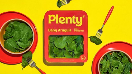 Identity for health food brand Plenty