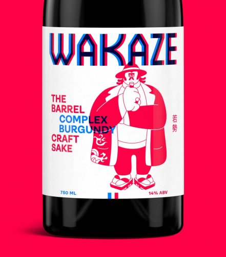 A universally friendly identity for sake brand Wakaze