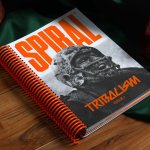 Design for SPIRAL, a publication exploring the expansive culture of American football