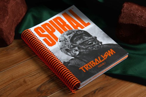 Design for SPIRAL, a publication exploring the expansive culture of American football