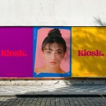 Bold identity for KIOSK, a new Danish media platform