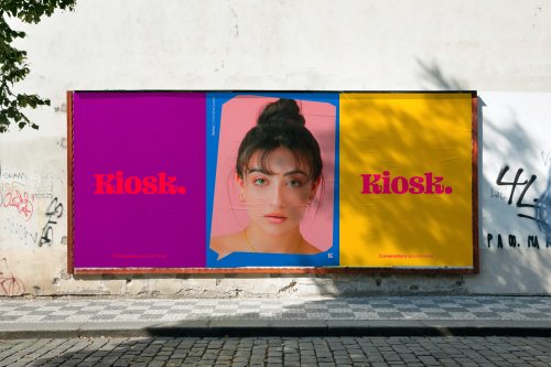 Bold identity for KIOSK, a new Danish media platform