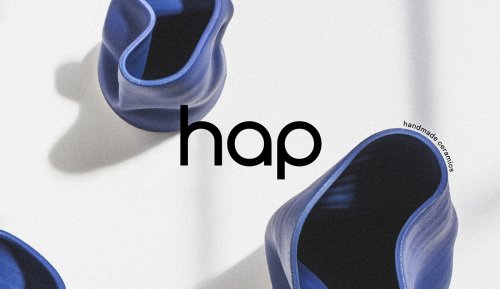 Visual identity for hap – handmade ceramics produced in Düsseldorf