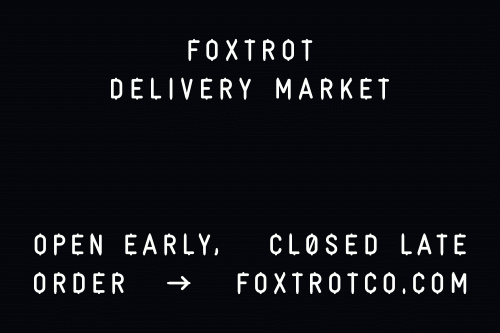 Relatable, neighborly yet quirky identity system for Foxtrot Delivery Market