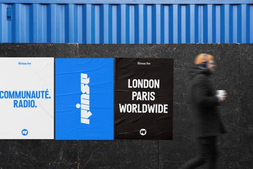 Visual identity for underground pirate radio station turned global media empire – Rinse FM