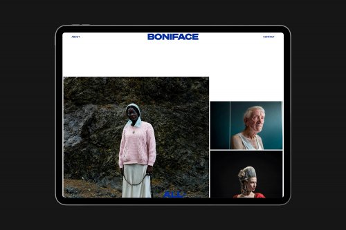 New identity and website for a Wellington-based photographer Steven Boniface (Boniface)