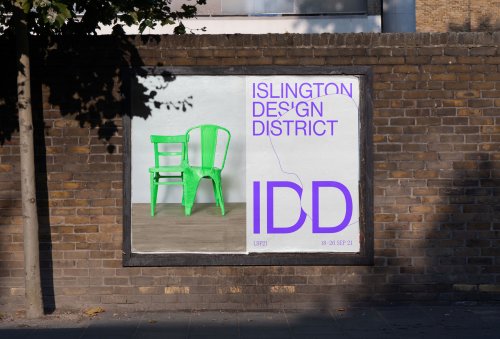 Event curation and visual identity for Islington Design District