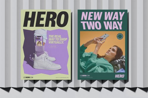 Bold identity for HERO