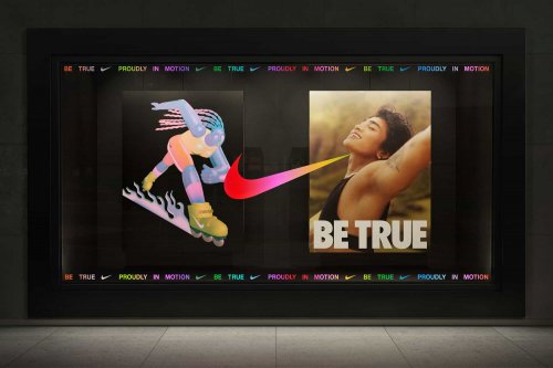 The identity system for Nike’s Pride initiative